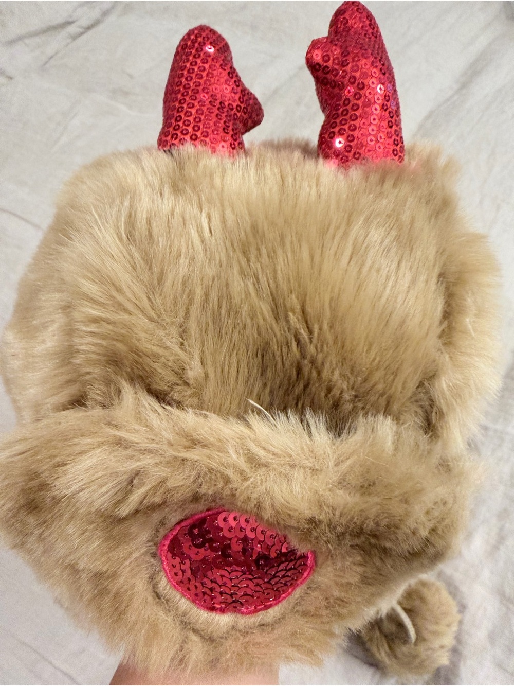Festive Faux Fur Hat, NWT